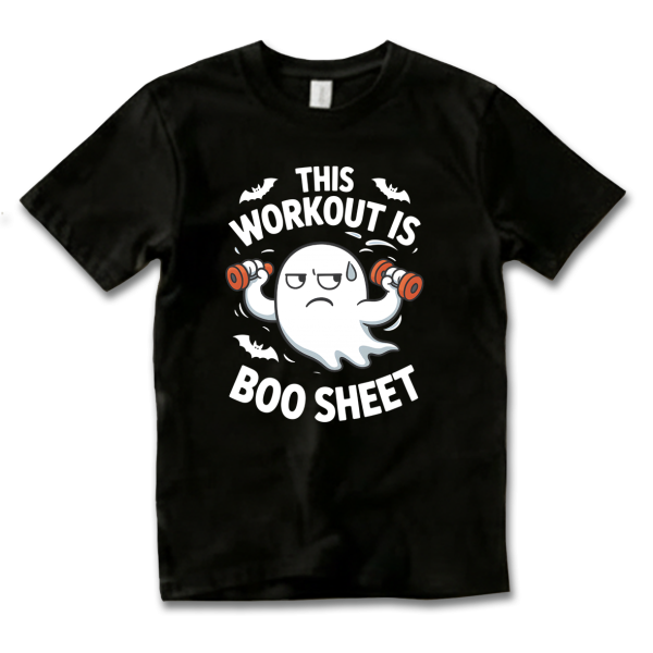 Boo Sheet Halloween Gym Tee